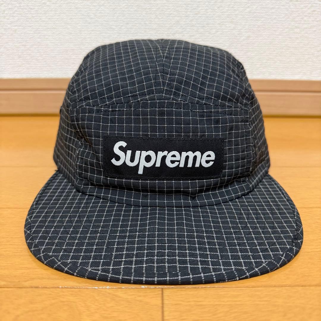 帽子 Supreme Reflective Ripstop Camp Cap 18aw