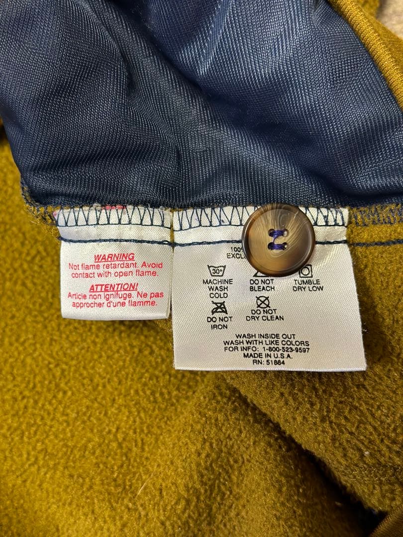 90’s パタゴニア シンチラ プルオーバー 色ブロンズ サイズM