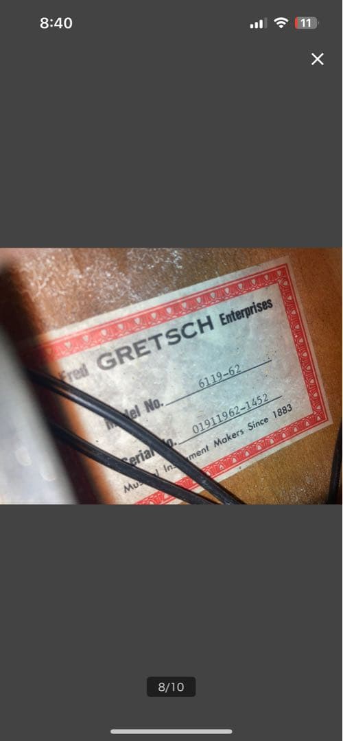 GRETSCH 2001 テネシーローズ　6119