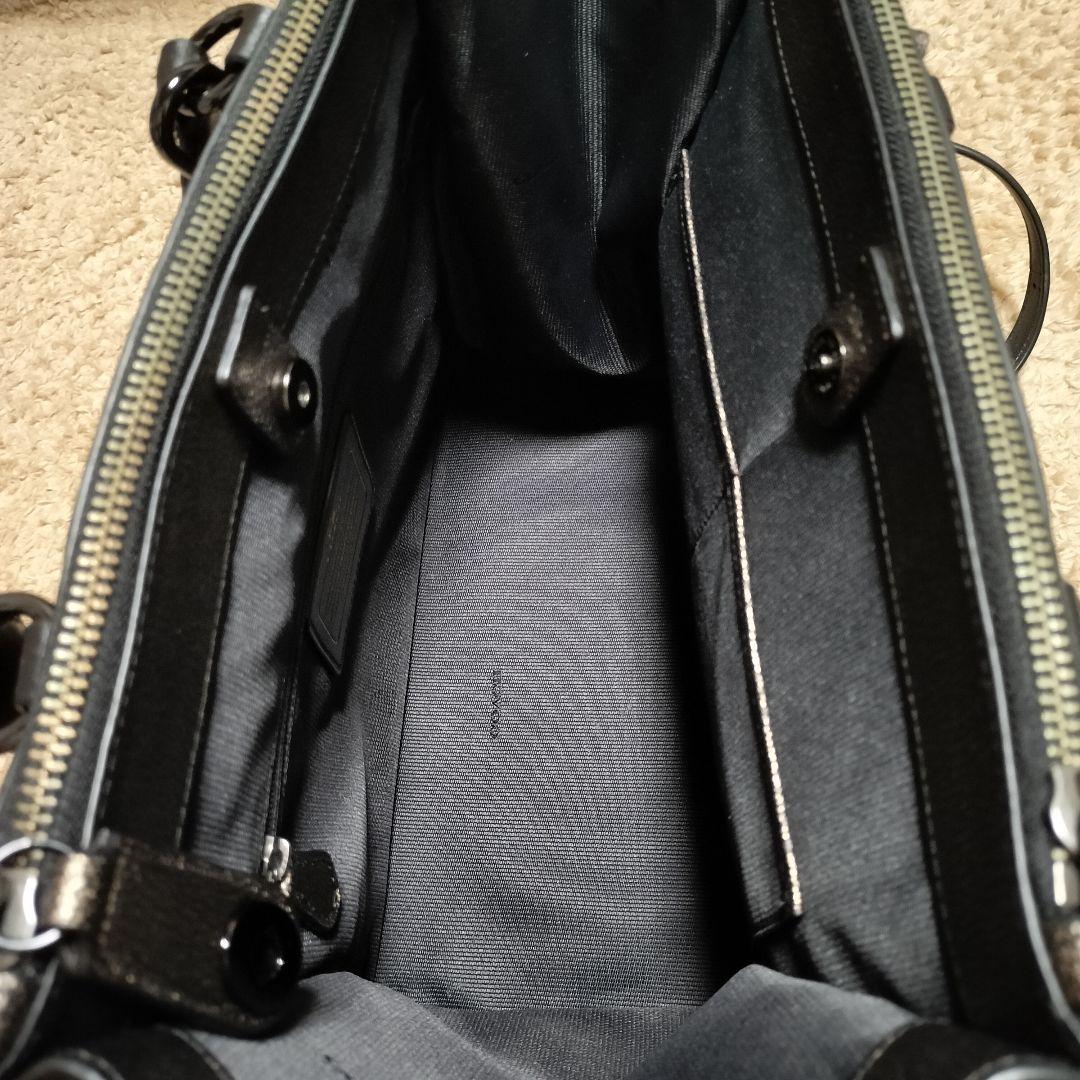 【美品】COACH コーチ ハンドバッグ ショルダー メタリックゴールド