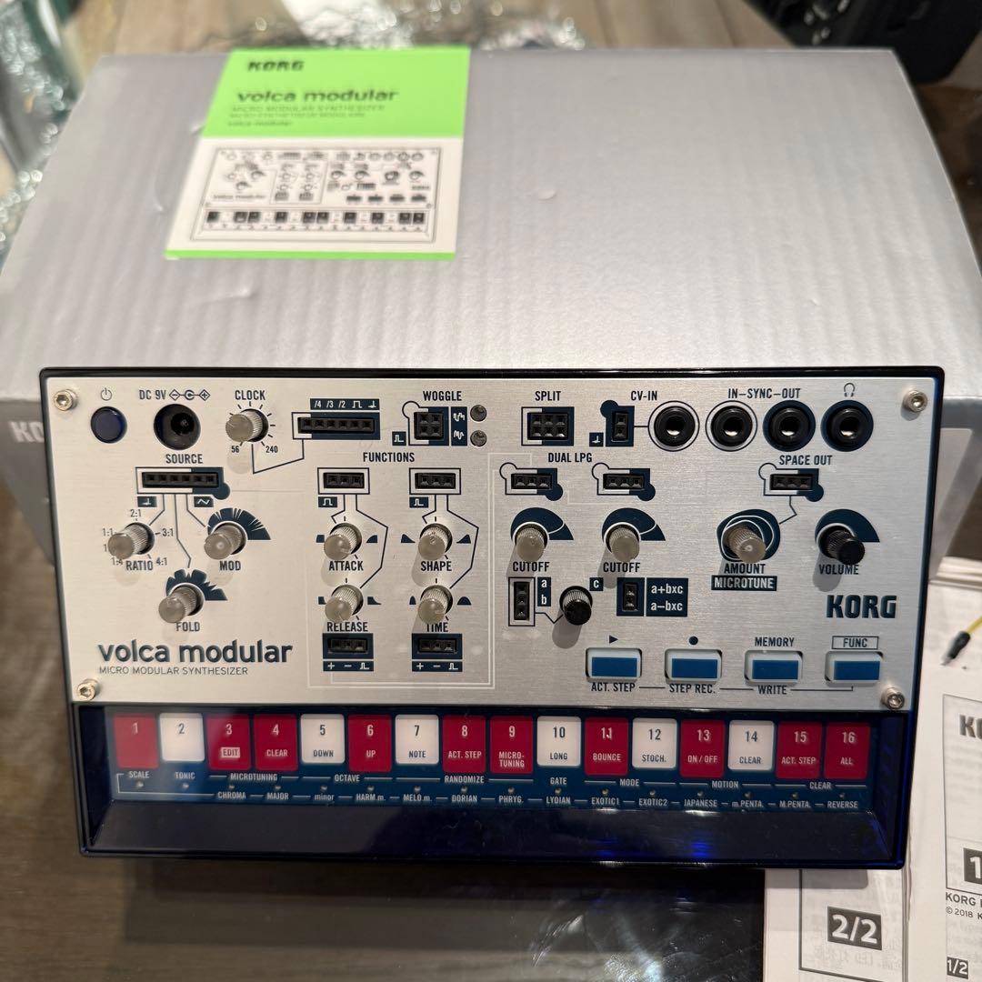 【美品】KORG volca modular モジュラーシンセサイザー