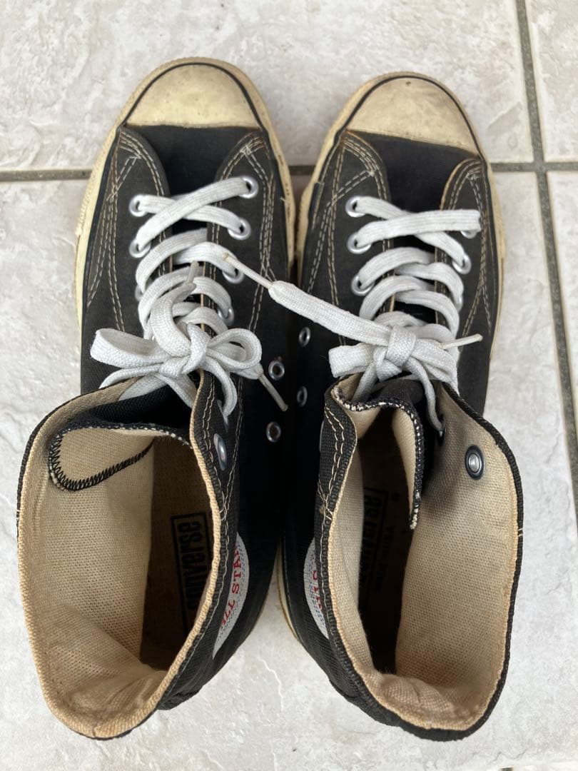 コンバースALL STAR 黒ハイカットUSA