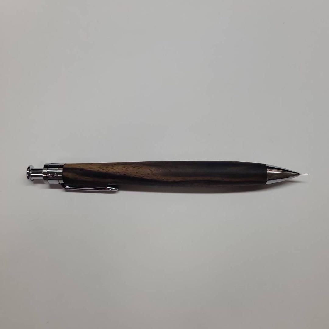 【レア】工房楔　ペンシル楔　黒柿　シャープペンシル　0.5mm 固定式口金
