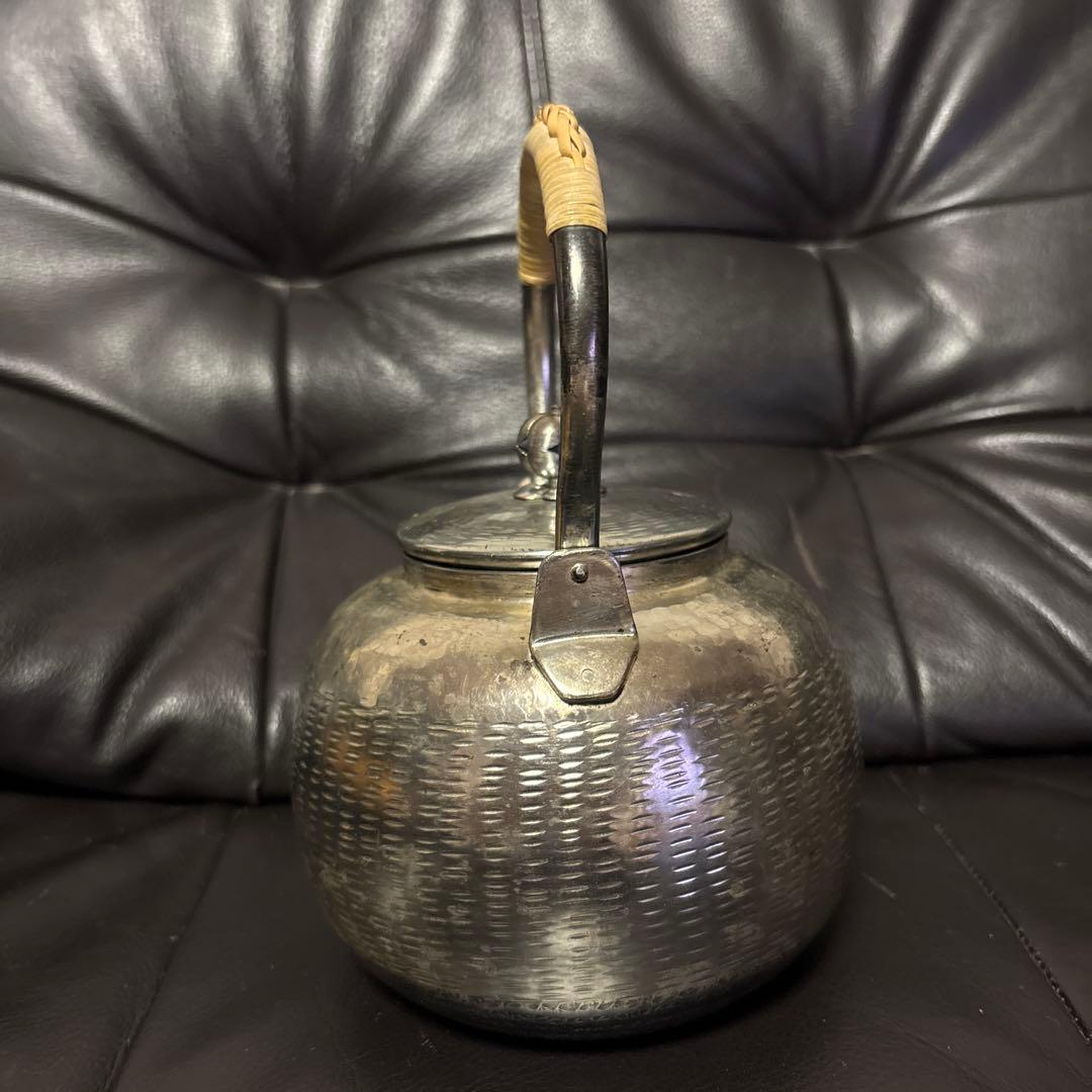 銀瓶　秀夆堂造