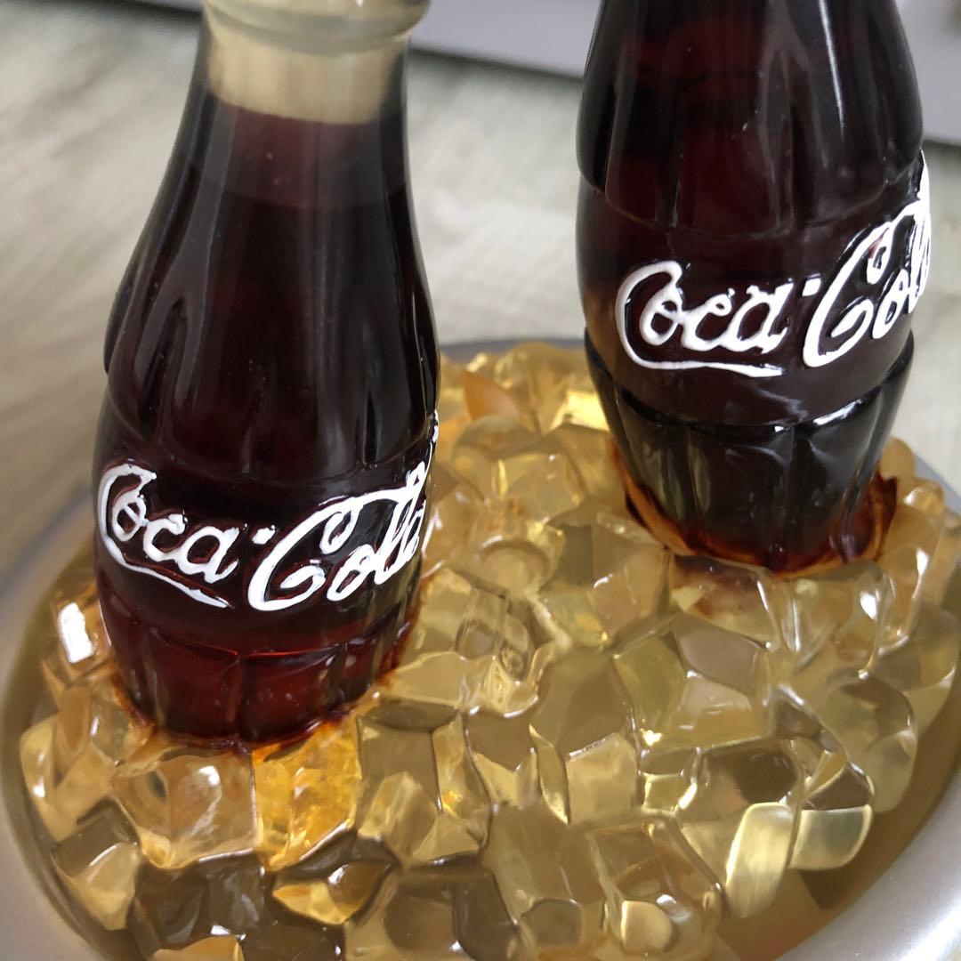 アメリカUSAビンテージコカコーラボトル2本クーラーボックスディスプレイ置物