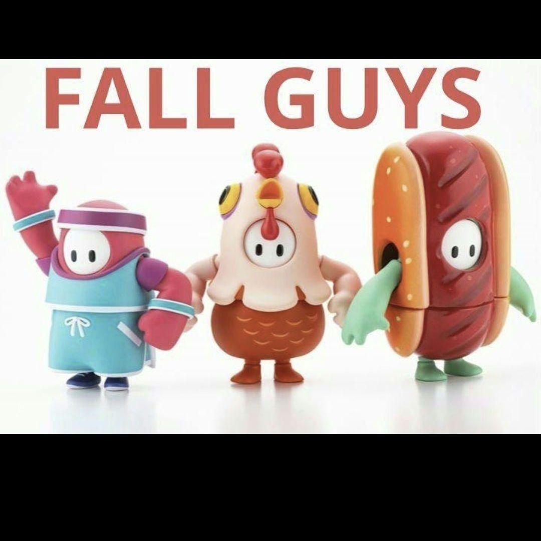 フォールガイズ　アクションフィギュア　パック　3種セット　FALL GUYS
