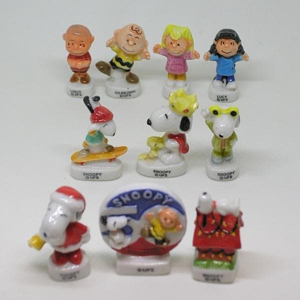 Snoopy（スヌーピー）のフェーヴ／全10個／2001年／ポースレン製