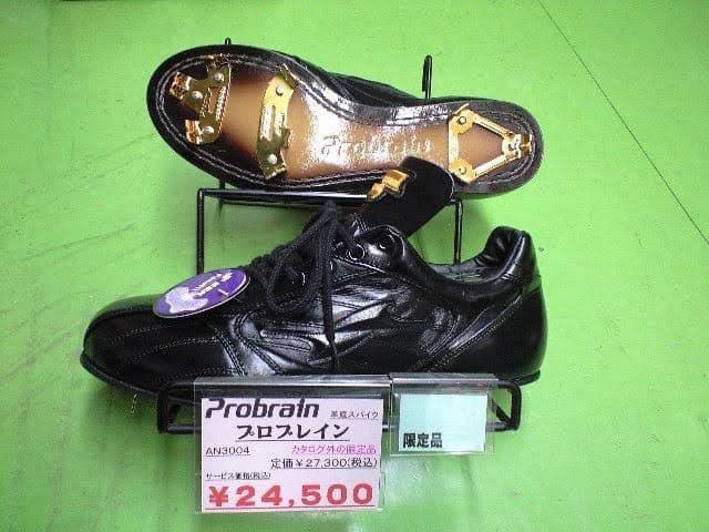 SSK プロブレイン 革底 金具スパイク