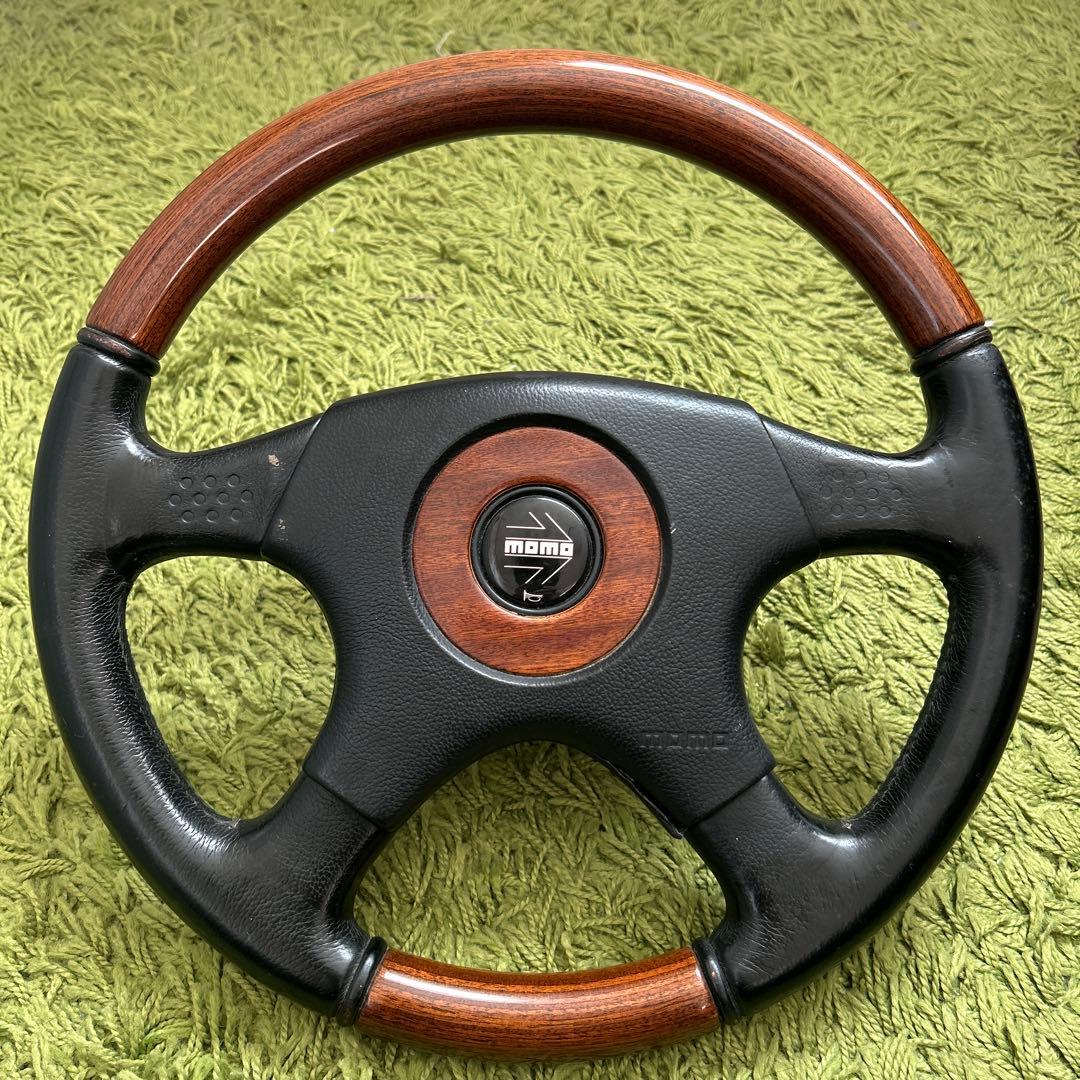 MOMO モモ ウッドステアリング