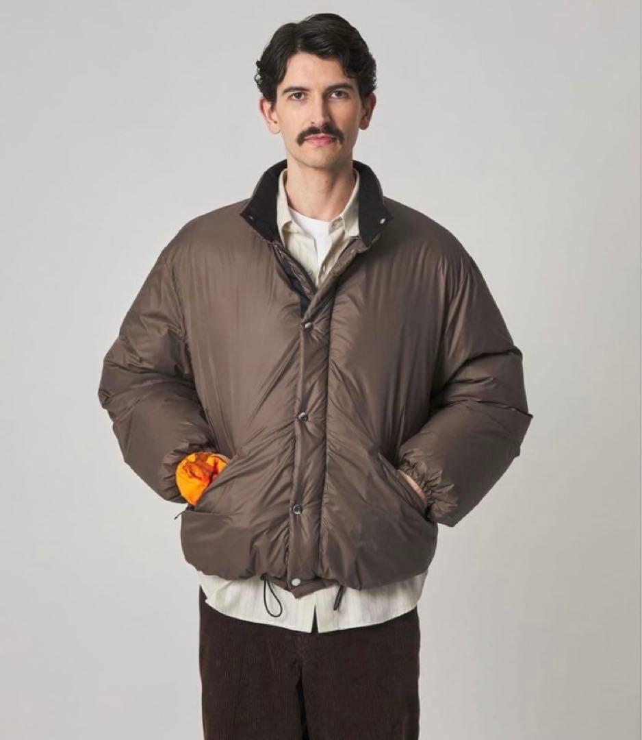 sサイズ　stevenalan nanga別注 ダウンジャケット ダークブラウン