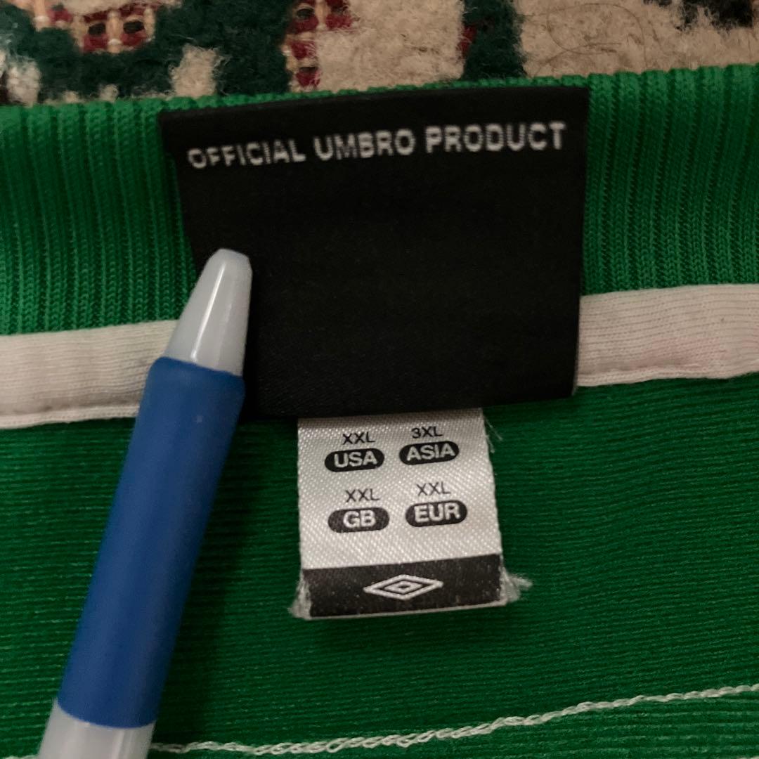 UMBRO アンブロ　3XL 長袖　ゲームシャツ　プルオーバー　グリーン