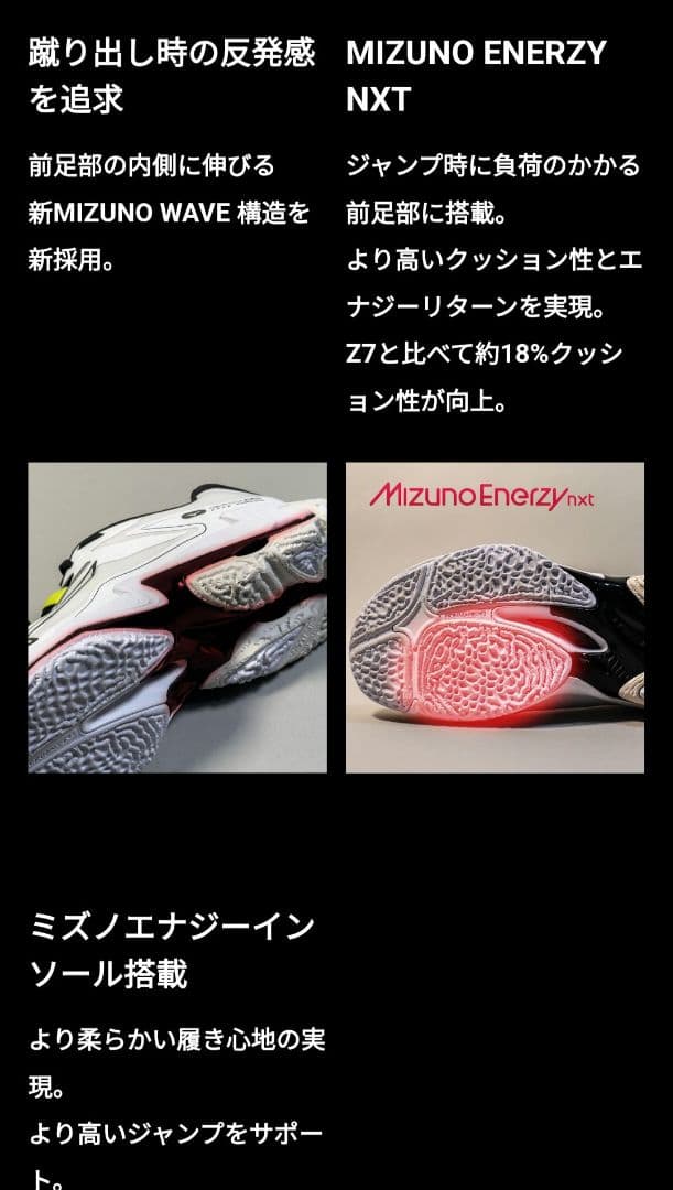 ミズノバレーボールシューズ ウエーブライトニングワイドz8 24cm