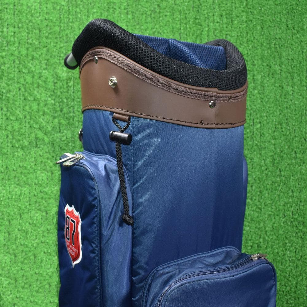 は*く様 adabat/アダバット キャディバッグ9型【ネイビー】美品！