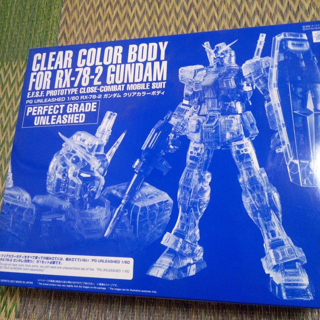 PG　UNLEASHED 1/60 RC-78-2ガンダム　クリアカラーボディ