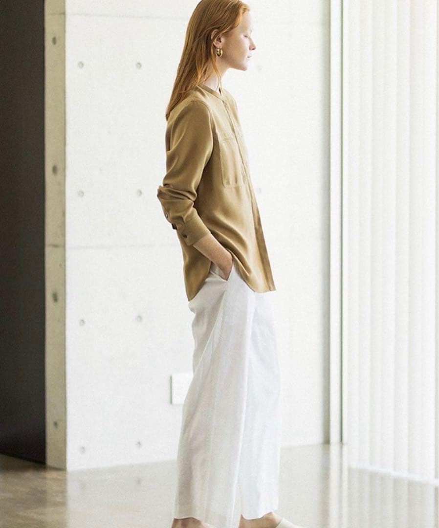 パンツ Theory / Eco Crunch Wash Wide Pull On