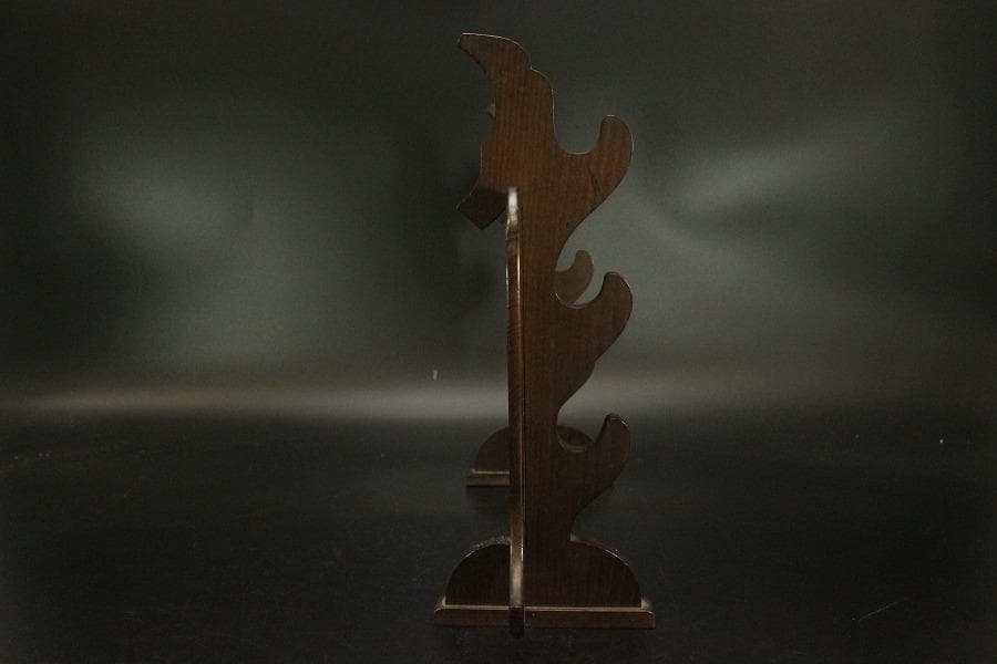 武具甲冑 刀掛 遠州 桑 時代物(A891)