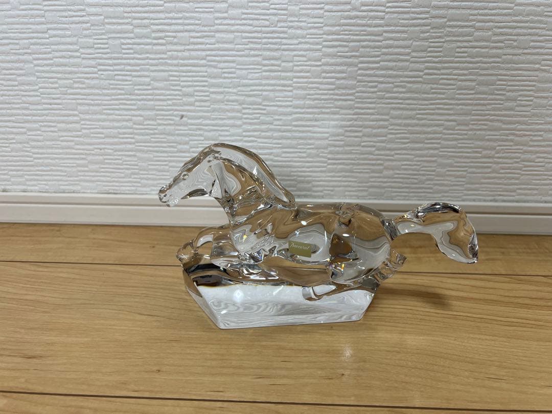 n*i様 バカラ　Baccarat 走る馬 クリスタル インテリア