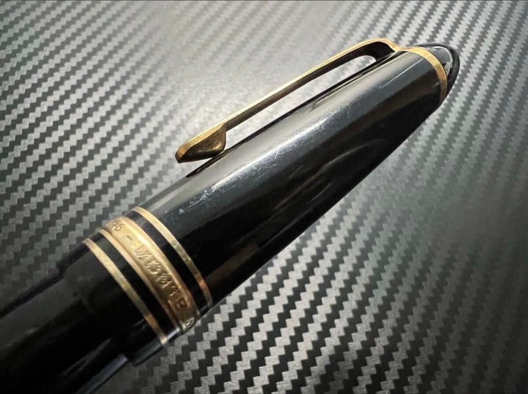 1980年代 モンブラン 146 14C 全金 EF 万年筆