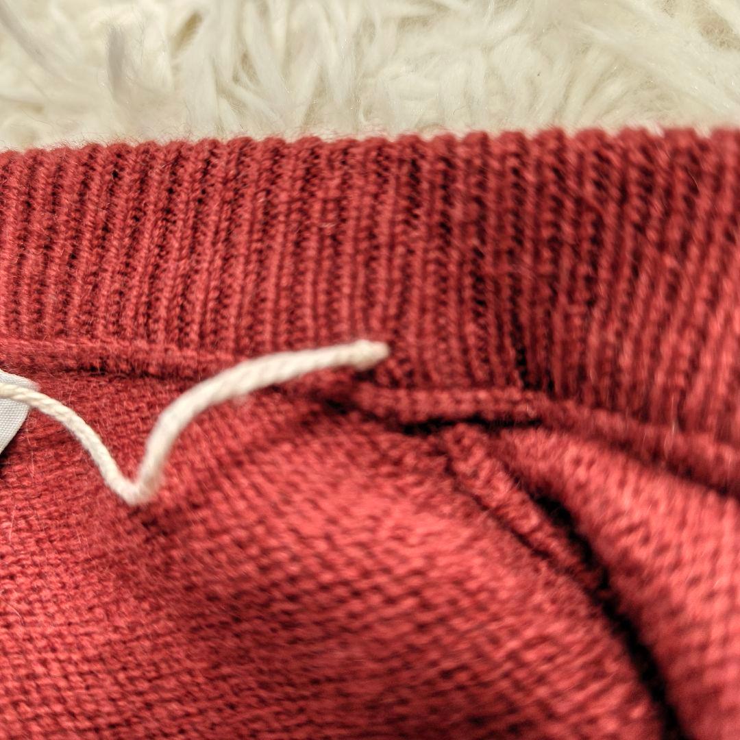 タグ付 バランタイン カーディガン カシミヤ100% 金ボタン テューダーローズ