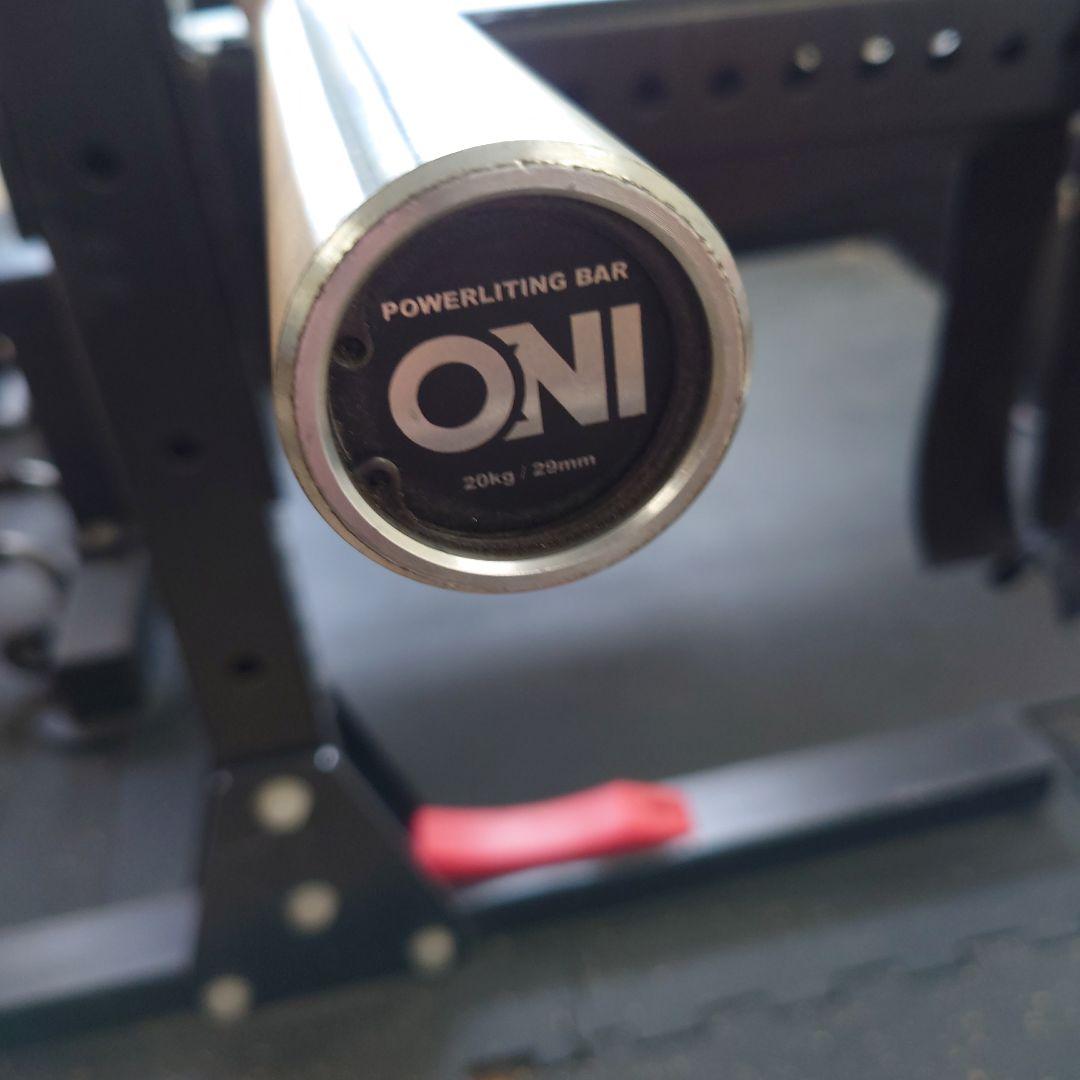 まみ アパレルショップS専用　ONI パワーリフティングバー 20kg