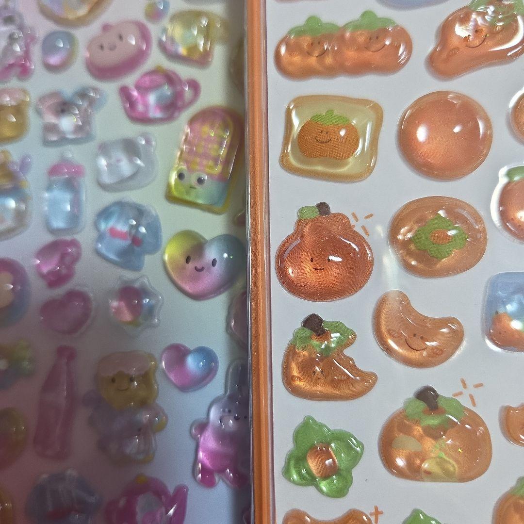 シールまとめ売り　コットンパフィー　おはじき　うるちゅる