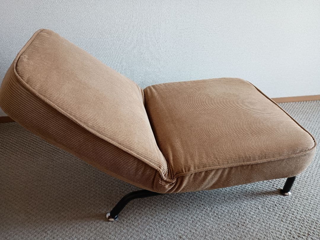 【未使用】1人掛け リクライニングソファ ブラウン B-COMPANY