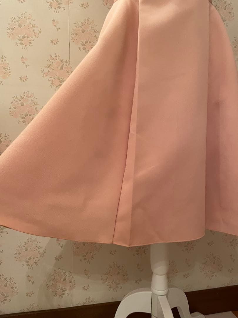 Rene 膝丈フレアワンピース サーモンピンク 36 新品未使用