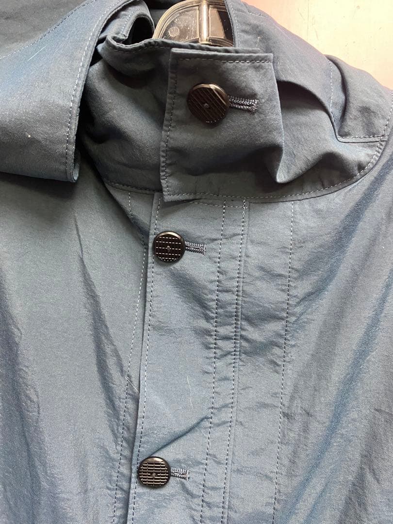 ポスタルコ　postalcoダークブルー 男女兼用レインポンチョ