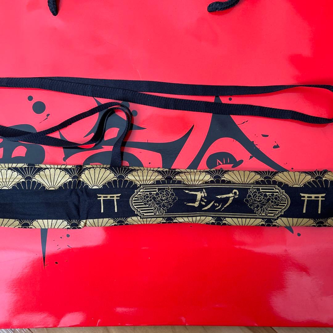 ゴシップ 朔 手書き扇子 NICOLAS