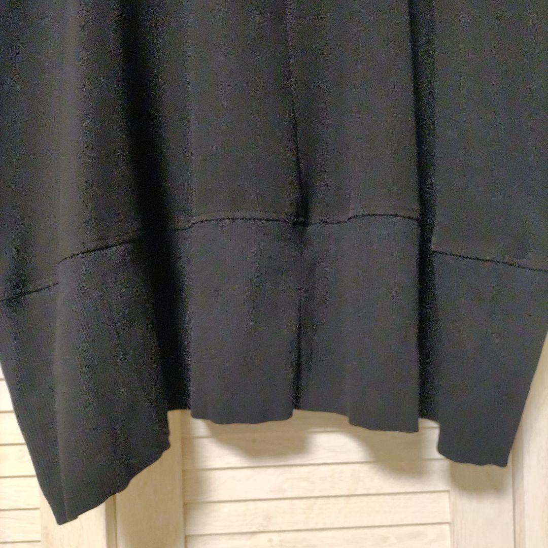 ENFOLD エンフォルド　ダブルサテン　バルーンスリーブ　プルオーバー 黒