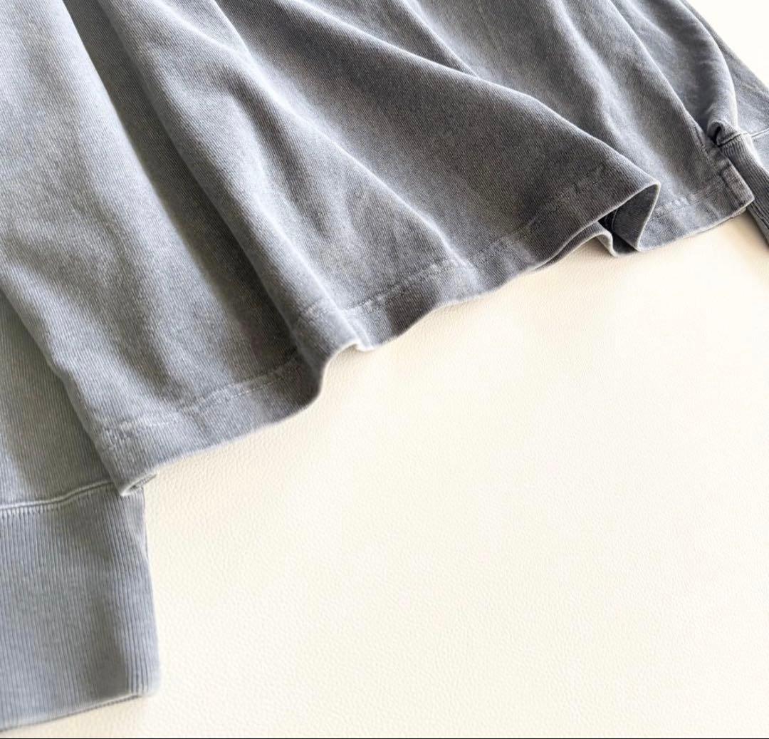 paru 【イレーヴ】ピグメントダイ ラガープルオーバー スタンドカラー