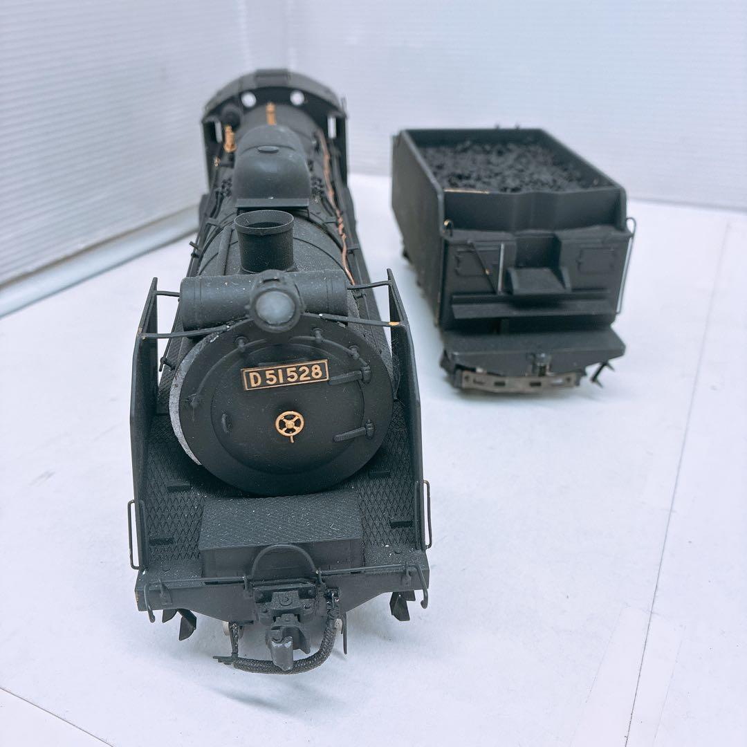 D51 528 蒸気機関車 鉄道模型 大型模型 本体＋テンダー セット ブラック