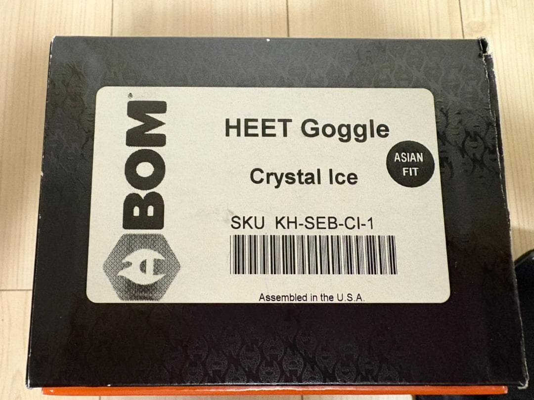 【曇らない！】ABOM HEET ヒーターゴーグル アジアンフィット
