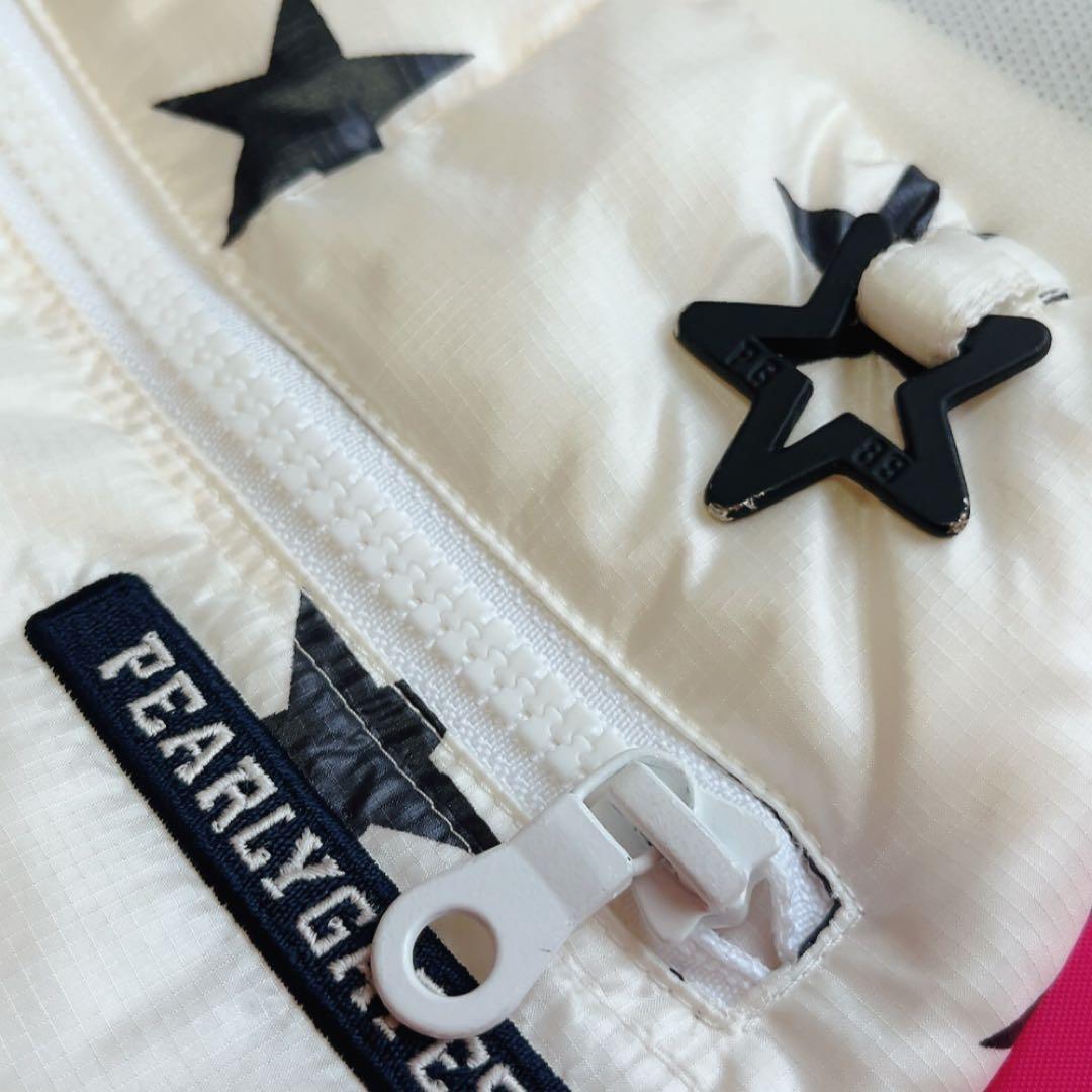 パーリーゲイツ　セットアップ　ダウン　ベスト　スカート　スター　リバーシブル