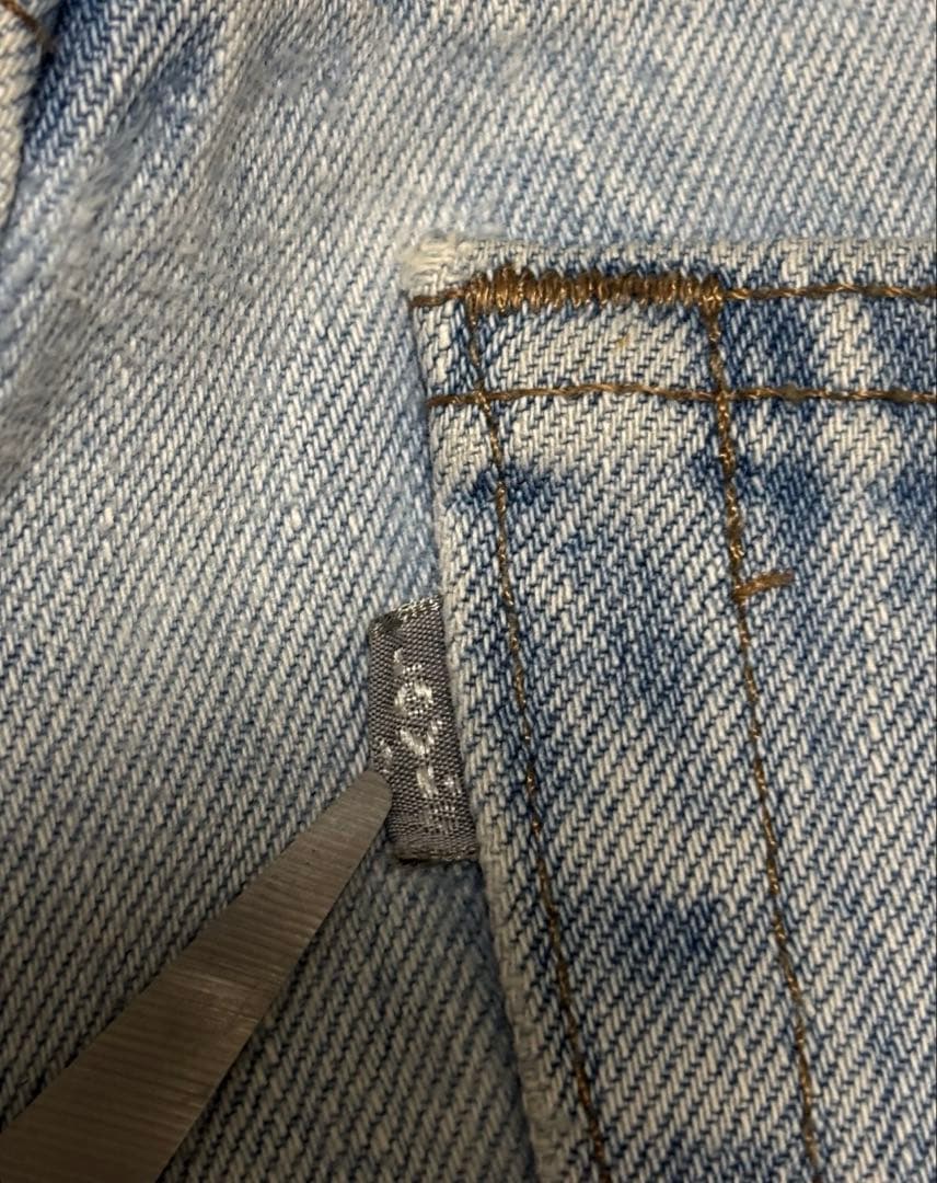 ゴ*ン様 90s USA製 Levi's SilverTab baggy ブルー