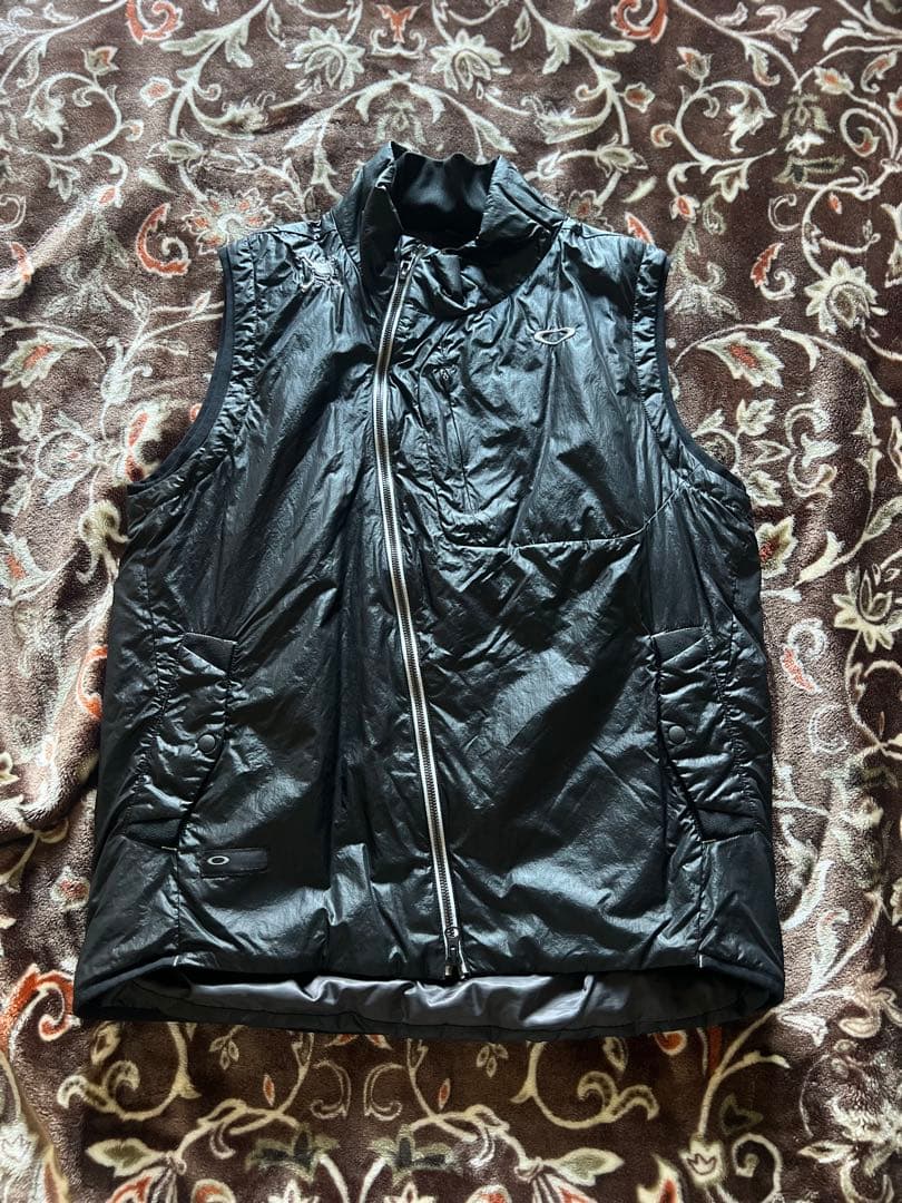 【レア美品】オークリー スカル ダウンベスト XL