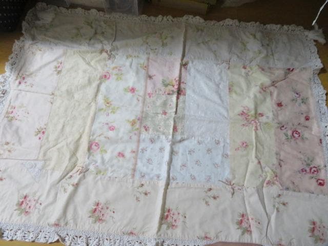 タイムセール7月26日値下 イマン パッチワーク キルト ふさ付き