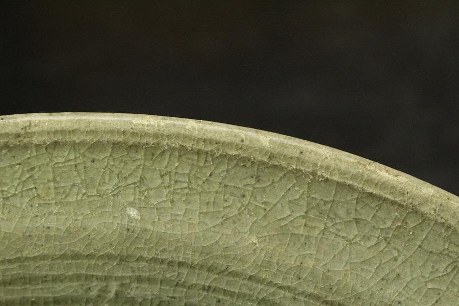 中国美術 青磁 鉢 古美術(ZE733)