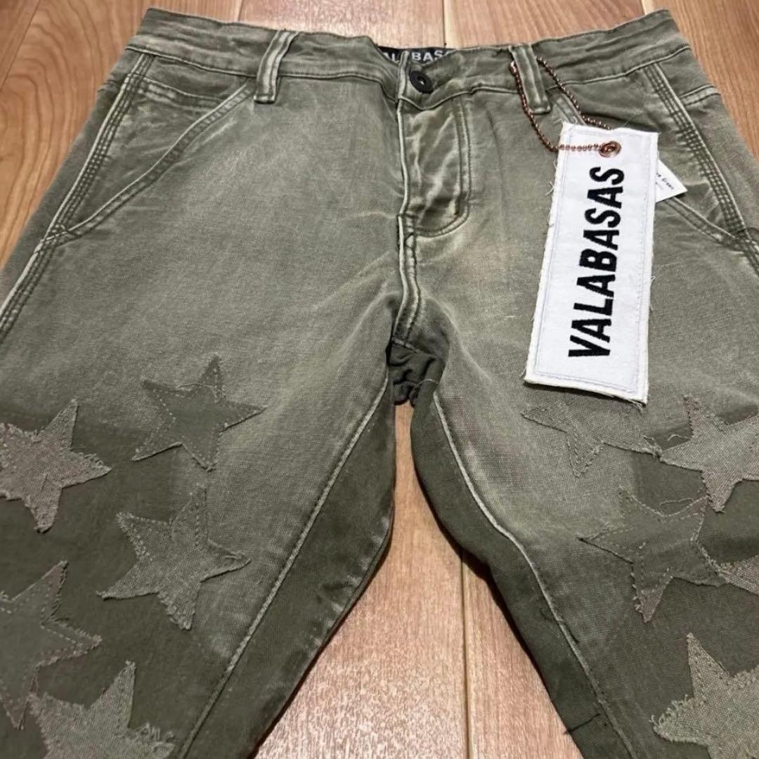 バラバサス グリーンスターフレアデニム 30