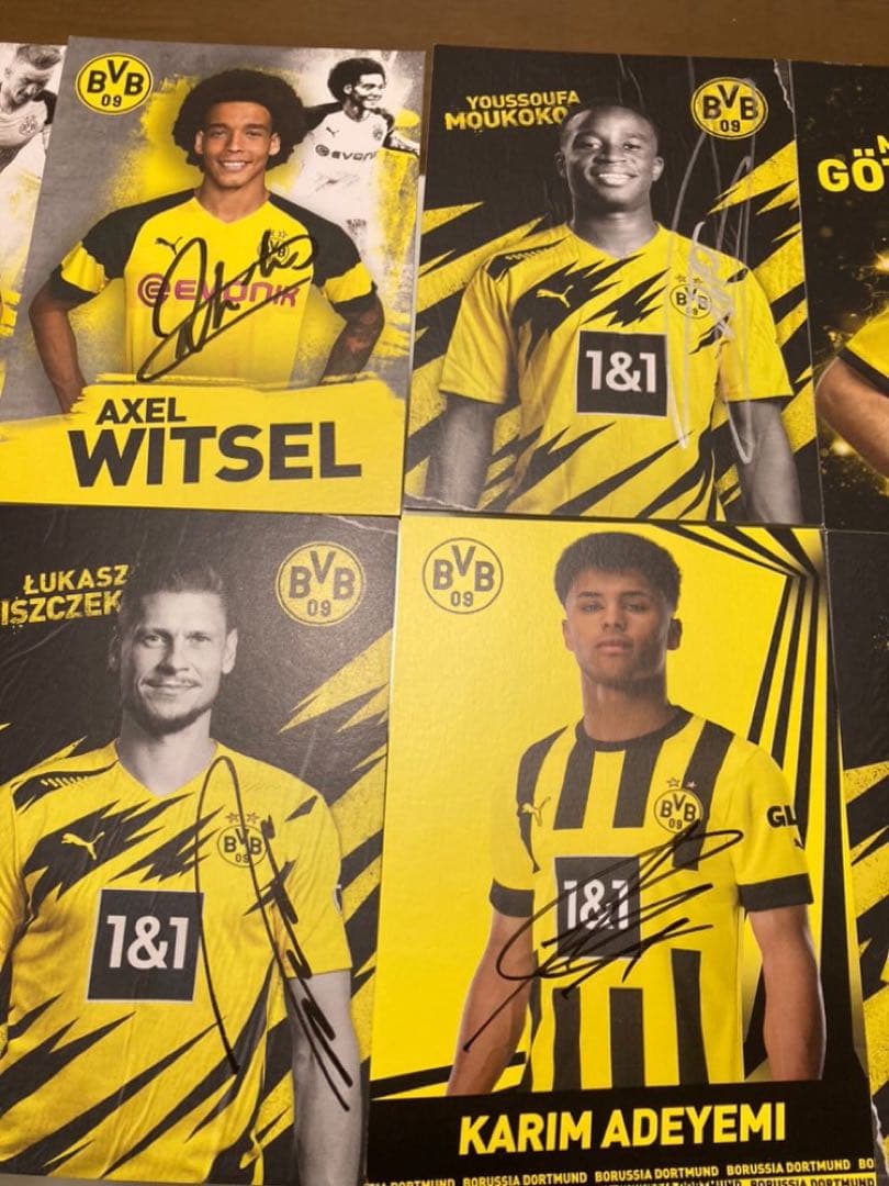 ドルトムント 直筆サイン入りポストカード 10枚セット 公式発行 オートグラフ