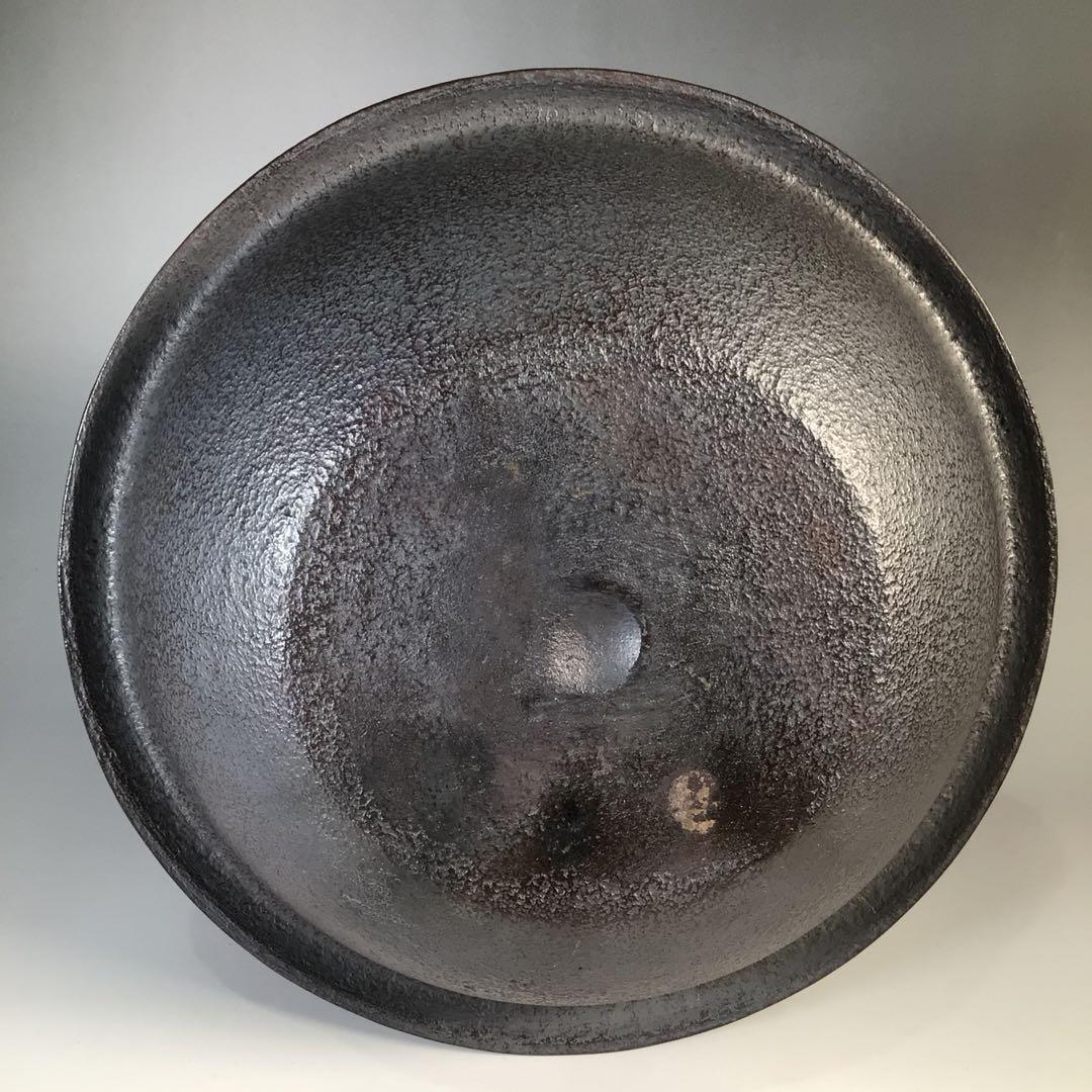 Ｍ４１７　茶釜　『釜師　佐藤清光造』『真形羽釜』　共箱　茶道具