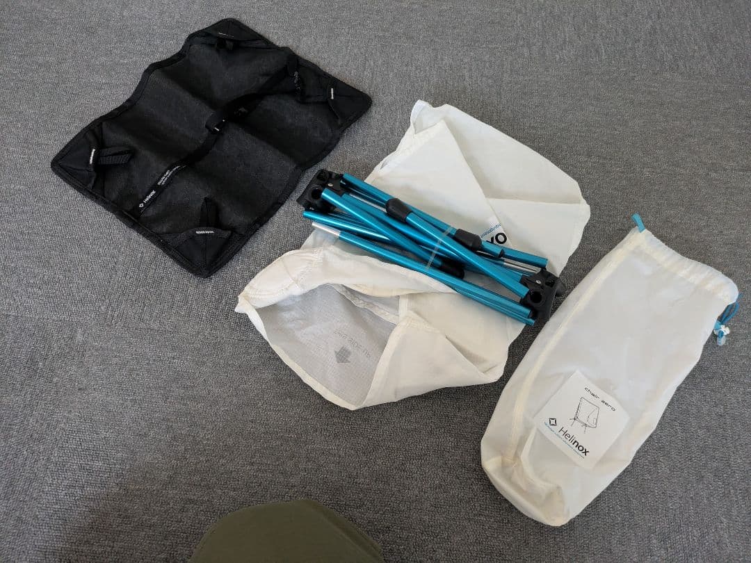 Helinox ヘリノックス チェアゼロ ホワイト & グラウンドシート