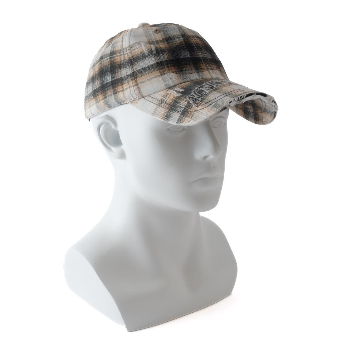新品 Acne Studios ダメージ加工 ベースボールキャップ