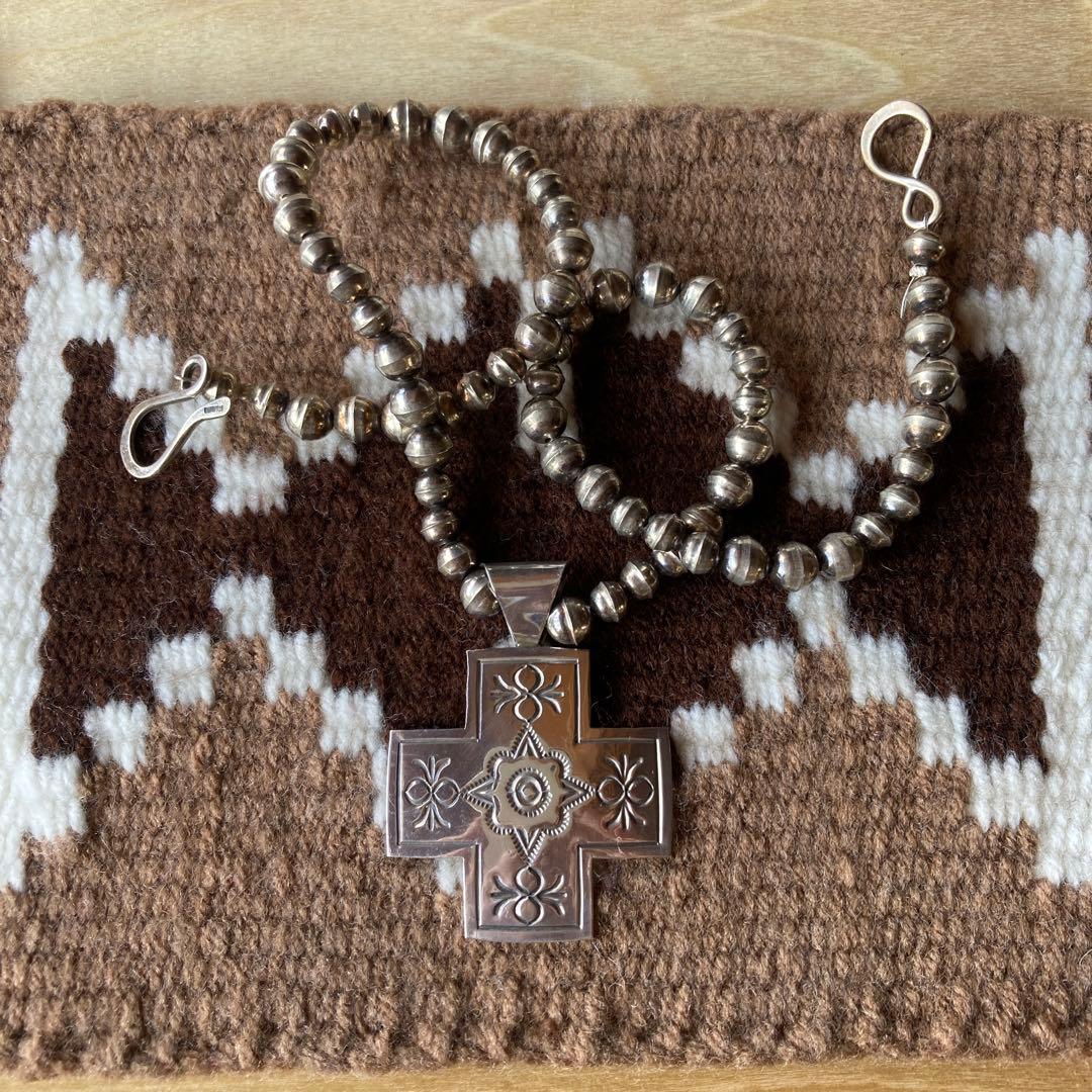 コレクション Vintage Navajo Silver Beads Necklace