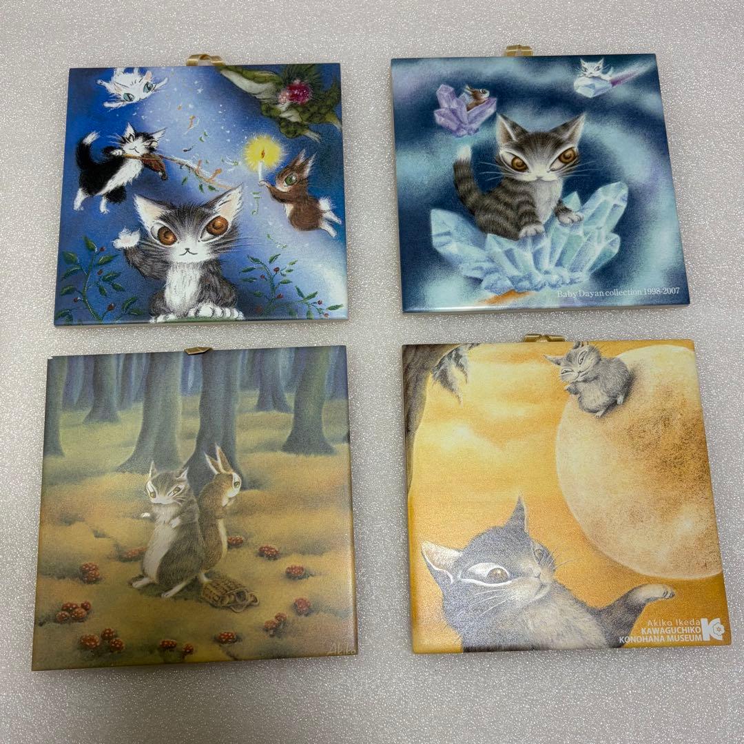 わちふぃーるど　ダヤン　15cm タイル　4枚セット