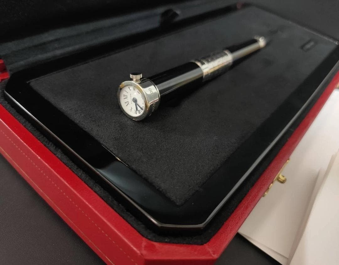 カルティエ 限定品 時計 カレンダー 付きボールペン Watch