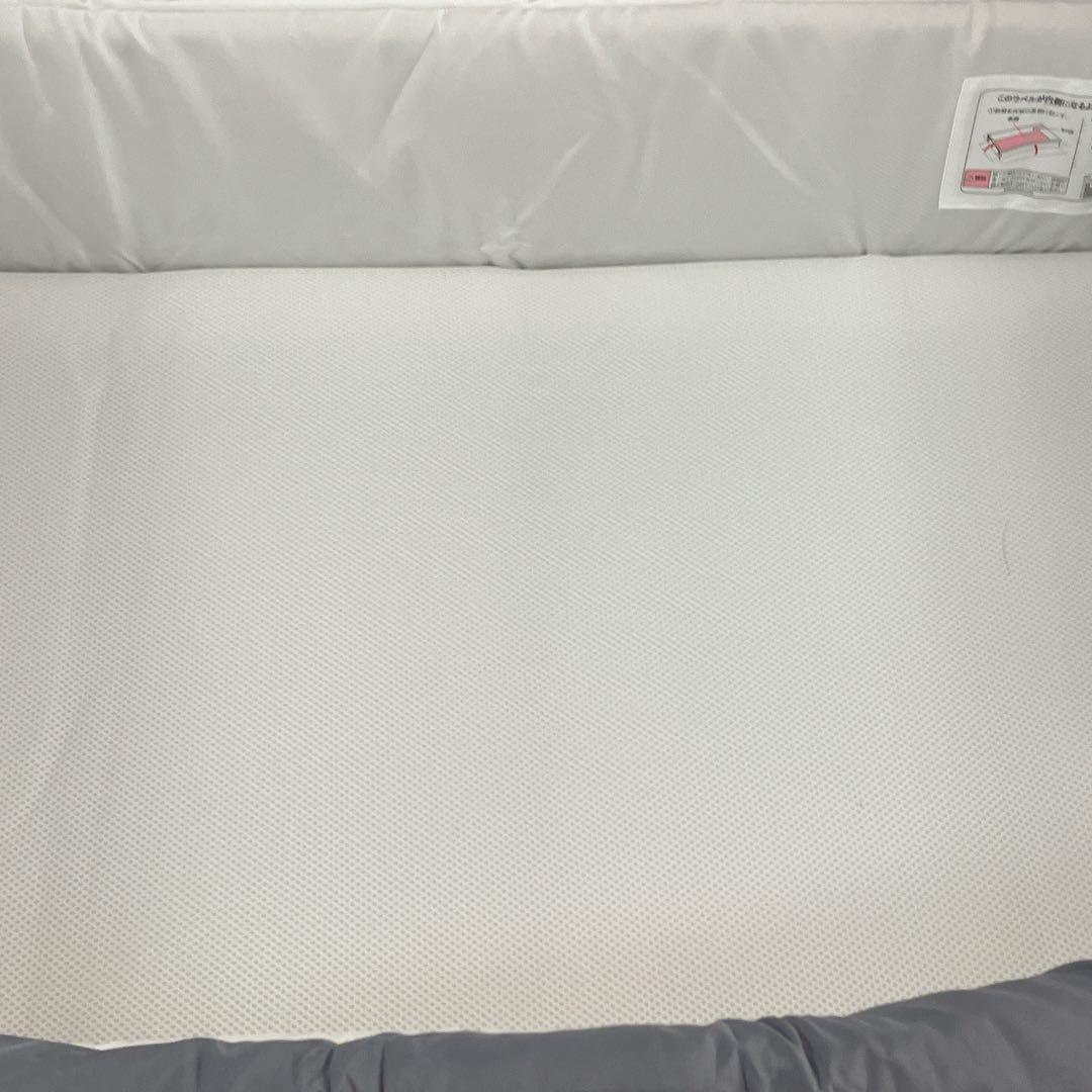 【極美品・良品】アップリカ ココネルエアーベビーベッド グレーベアー