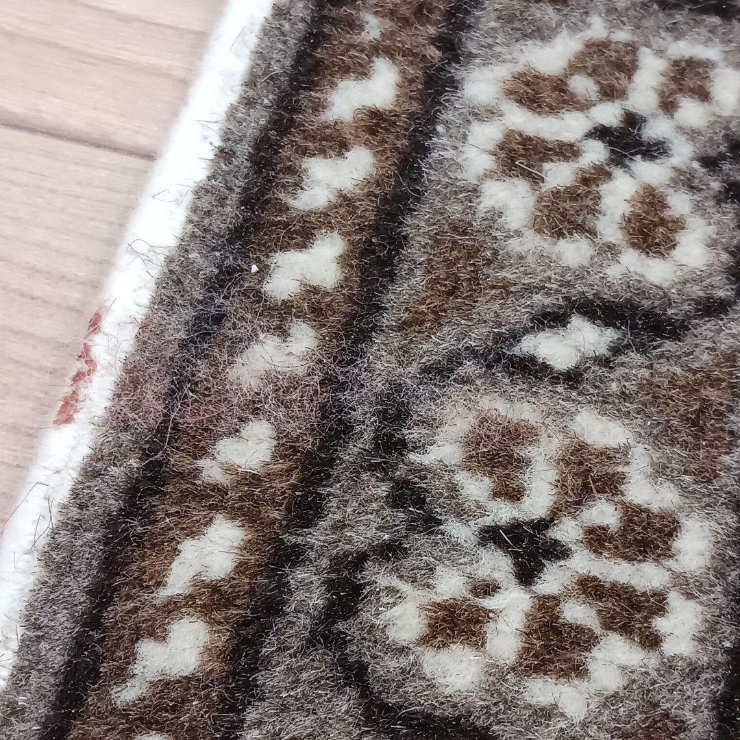 Y3188-2 トルコ カイセリ絨毯 ウール×コットン 手織り マット