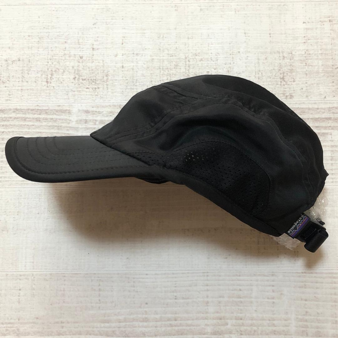 夏のランに最適‼️ パタゴニア ベロシティ・キャップ レアなオールブラック