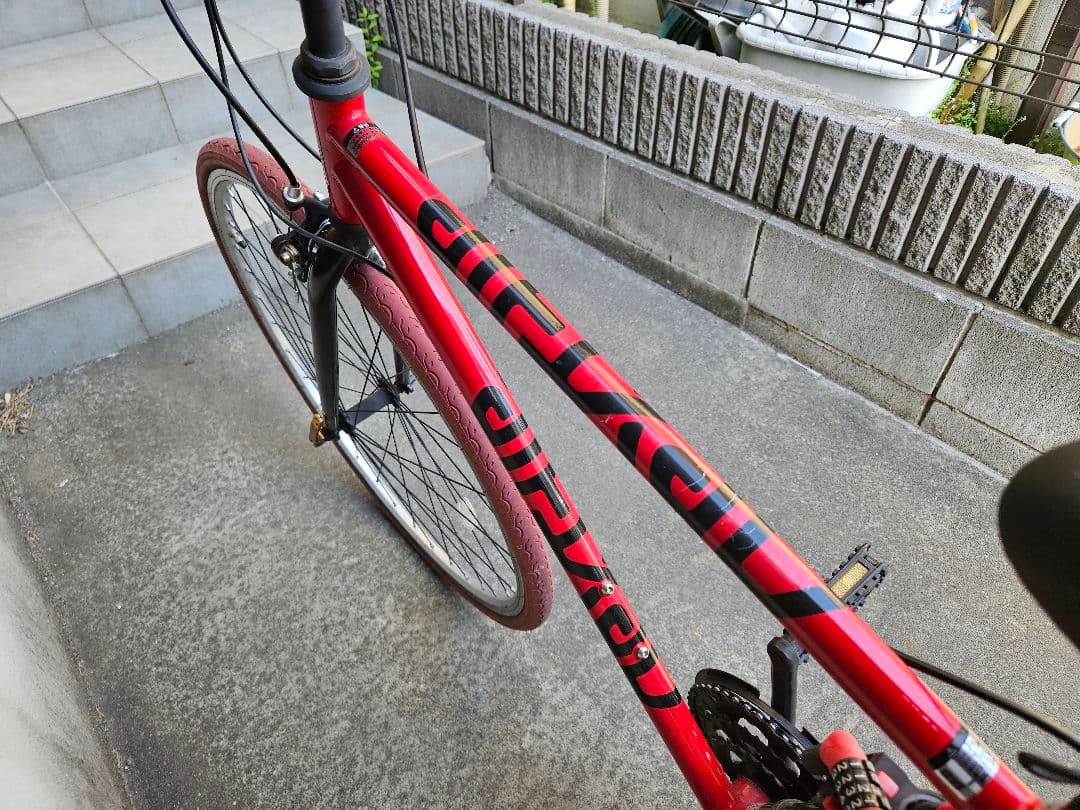 （引取希望）クロスバイク 700c 自転車 シマノ21段変速ギア